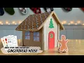 Craft Kit Instant Download Make Your Own Cardboard Gingerbread House
