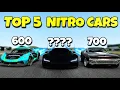 Top 5 Fastest Nitro Cars Extreme Car Driving Simulator