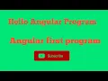 Angular HelloWorld program