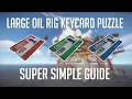 Large Oilrig Keycard Puzzle in 132 Seconds Rust Monument Puzzles