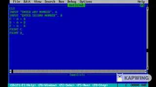Arithmetic Operations using QBasic Computer Classes by Dr Anju Chellani