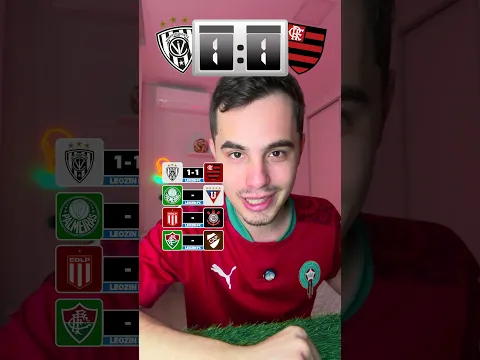 Previsão Quartas de Final Libertadores #shorts #libertadores #flamengo