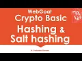 Crypto Basic Hashing Salt Hashing WebGoat Lab