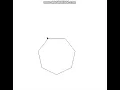 Python Turtle - Draw a heptagon