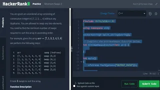 HackerRank Interview Prep Kit - Problem 8 Minimum Swaps 2