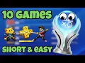 10 SHORT EASY Platinums that are or have been on PS PLUS