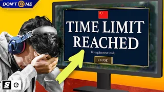 they can only game for 3 hours a week 
