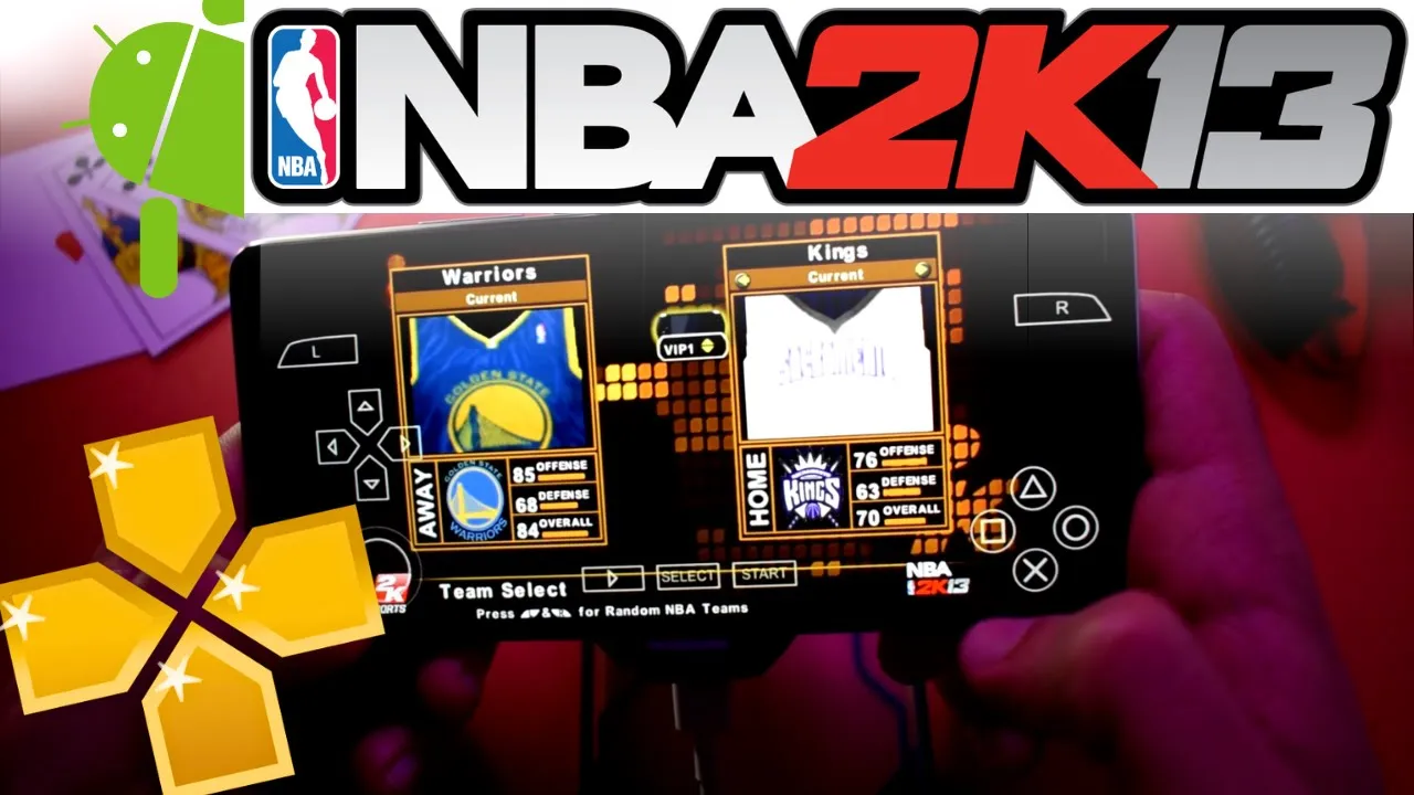 NBA 2k13 Gameplay Android - PPSSPP Gold - PSP Emulator Android