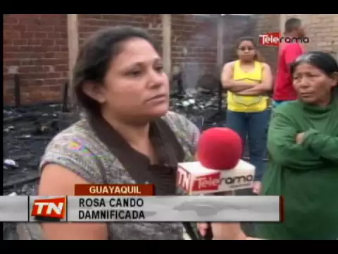 Catorce personas damnificadas por incendio