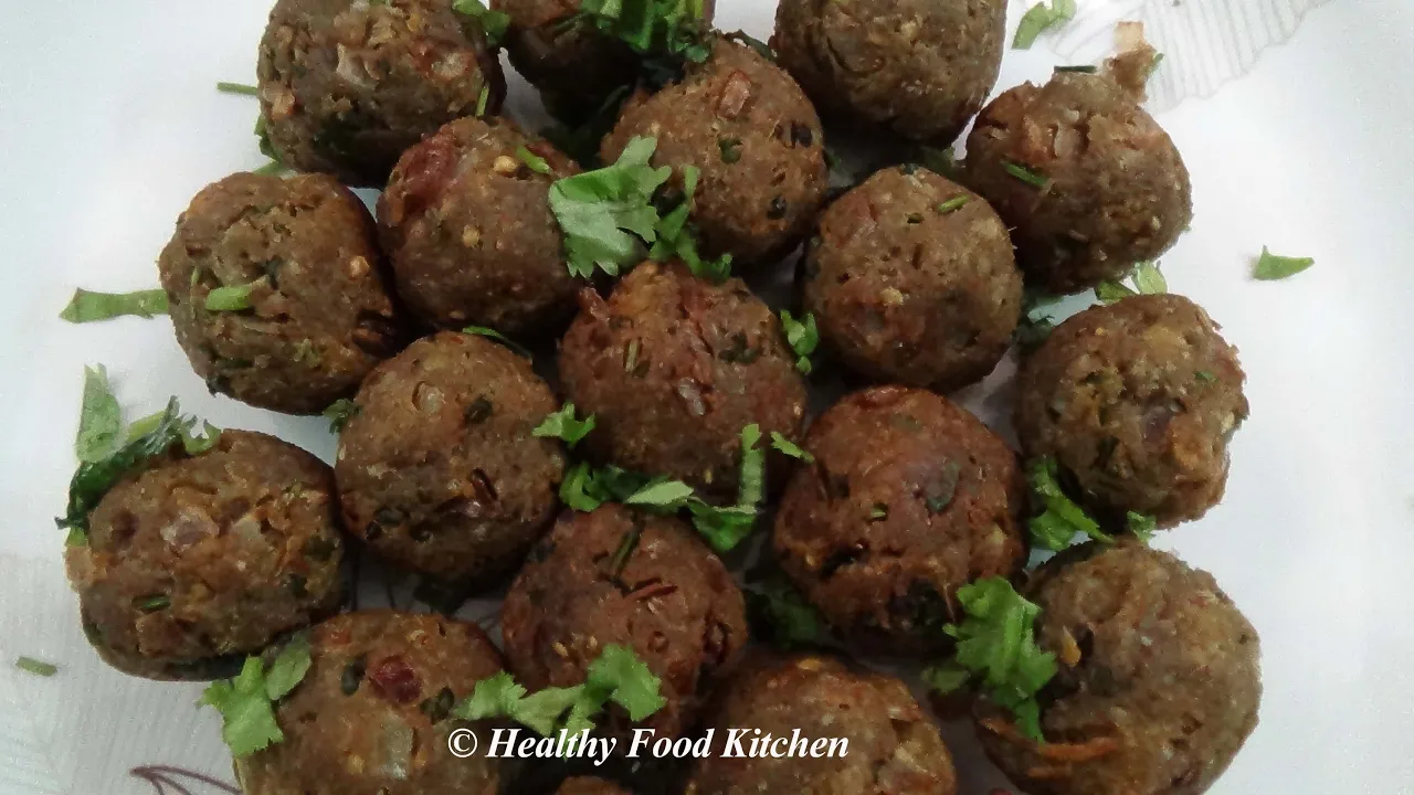 Mushroom Kola Urundai - Fried Mushroom Ball -Kola Urundai Recipe By Healthy Food Kitchen