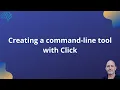 Creating a command-line tool with Click