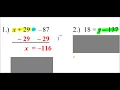 Algebraic Equations - Solving 1-Step using Inverse Operations
