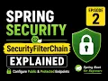 Spring Security Configuration Explained SecurityFilterChain in Spring Boot Episode 2
