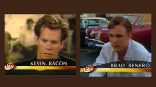 Kevin Bacon Brad Renfro talk Sleepers movie and Brad Pitt - ET Interview 1996