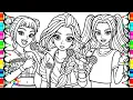 KPop Demon Hunters Coloring Pages Satisfying Coloring Huntrix Rumi Mira Zoey