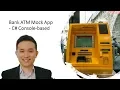 Bank ATM Mock App - C Console-based Free Snippet Source Code