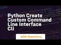 Python create custom command line interface cli
