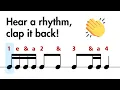Rhythm Clap Along Level 4 to 5 for
