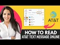How To Read At t Text Messages Online 2025