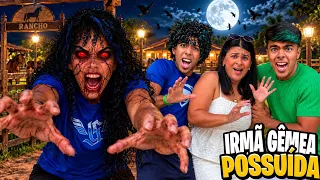 A IRMÃ GÊMEA DO GABRIEL FICOU POSSUÍDA E NOS ATACOU! *oque fez ela ficar assim?*