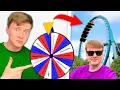 Random Wheel Decides WHICH Theme Park WE VISIT