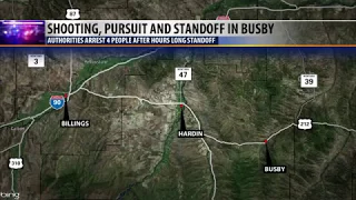 Several arrests after overnight shooting and stand-off in Big Horn County