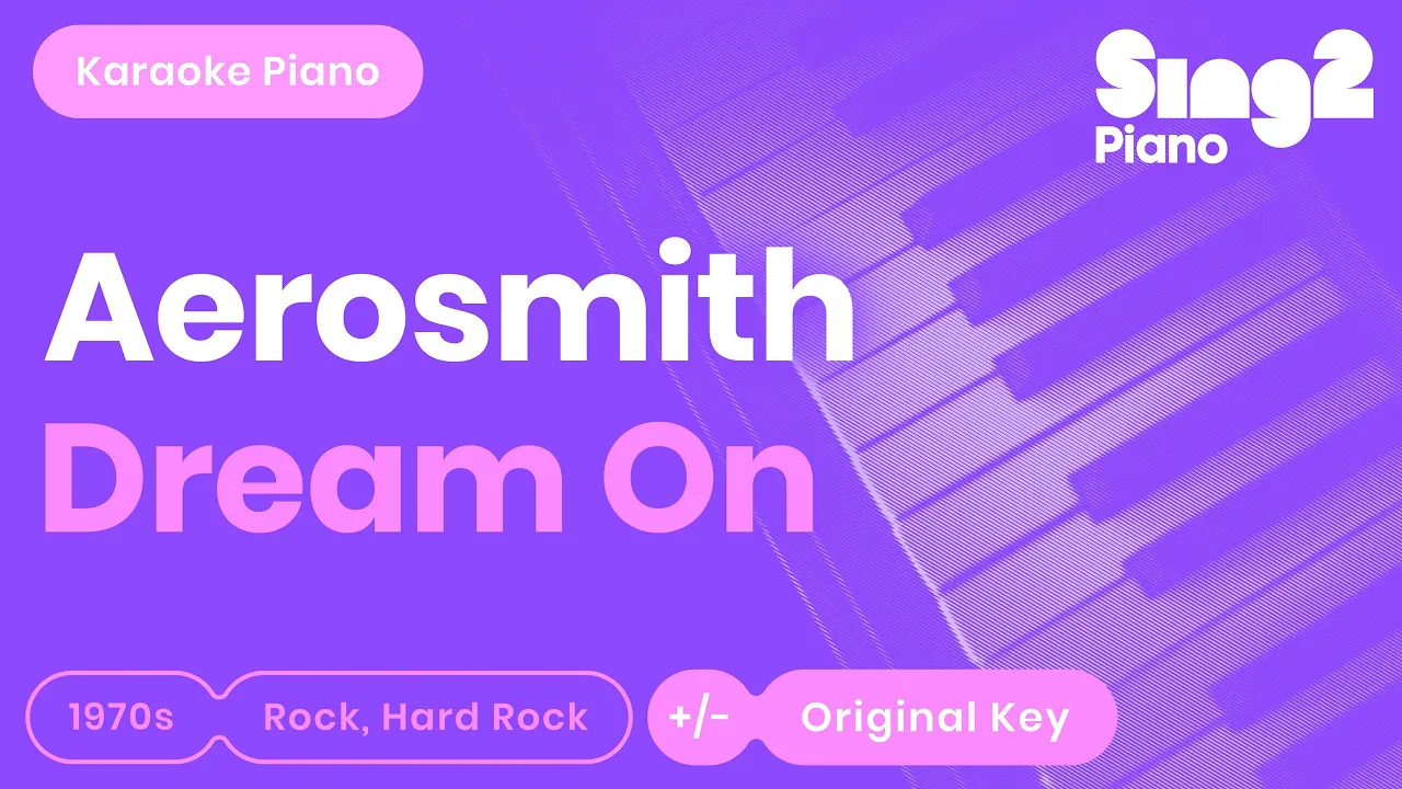 Aerosmith - Dream On (Piano Karaoke)