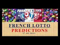 27 01 2021 French Lotto Predictions