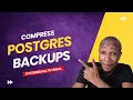 How to Compress Postgres Backups