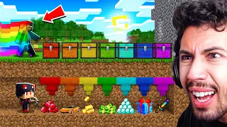 اكتشفنا صناديق الكائن الملون الغامضة في قرية ماين كرافت 