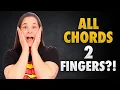 BEGINNERS Instantly Play ALL Major Minor Guitar Chords with 2 Fingers