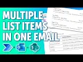 How to Send a SINGLE EMAIL with multiple SharePoint list items Build THIS Power Automate Flow