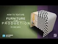 How to Texture a 3D Furniture Model for Production in 3ds Max UV Unwrapping Tutorial