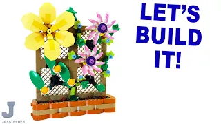 LEGO 2024 Flower Trellis Display GWP 40683 Complete Build & Review