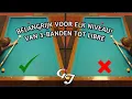 Download Lagu STOTEN DIE DOOR 99% VAN DE BILJARTERS VERKEERD WORDEN GESPEELD! | Carambole/Driebanden Biljarten