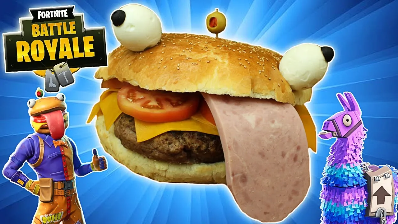 DURR BURGER  de FORTNITE GIGANTE!! ft  Dacostas Bakery