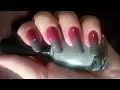 How To Ombre Nail Art Pink to grey GRADIENT Like Subscribe Share Rose DIY