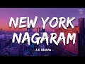 New York Nagaram (Lyrics Video) | Sillunu Oru Kadhal | Suriya | A.R. Rahman | Star Music X Lyrically