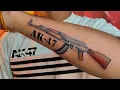 AK - 47 Realistic Tattoo by Raghunandan at DarkSpace Tattoos