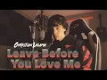 Download Lagu Leave Before You Love Me - Marshmello x Jonas Brothers (Christian Lalama Cover)