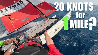 Hobie 16  20 knots for 1 Mile Challenge