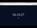 JavaScript Hex Color Clock