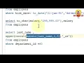 SQL FundamentalsI lesson3 Using Single-Row Functions to Customize Output part2
