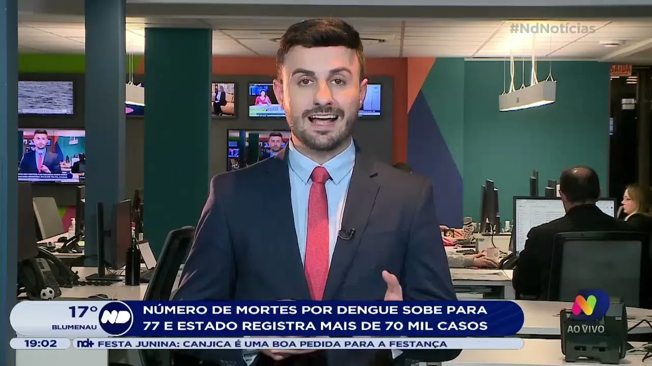 Dengue: Santa Catarina registra 77 óbitos e mais de 70 mil casos