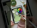 Creating an embroidery pattern using the procreate app for the iPad