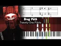 Download Lagu Twenty One Pilots - Drag Path - Accurate Piano Tutorial with Sheet Music