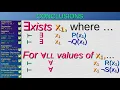Logic 3 Quantifiers univ exist Proofs part 1 Tutorial