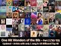 Lagu One Hit Wonders of the 80s - Part 2 ('82-'83) - Updated for only 1 song in US Billboard Top 40