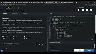 Netflix Coding Contest Codechef JAVA Codegood