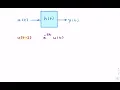 Example Convolution of delayed step with exponential decay impulse response